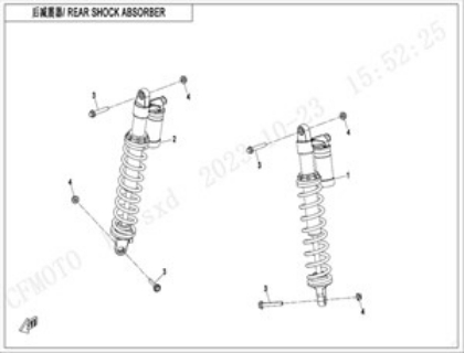 Bild för kategori REAR SHOCK ABSORBER (GAS)