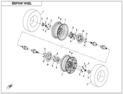 Bild för kategori FRONT WHEEL