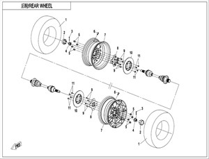 Bild för kategori REAR WHEEL