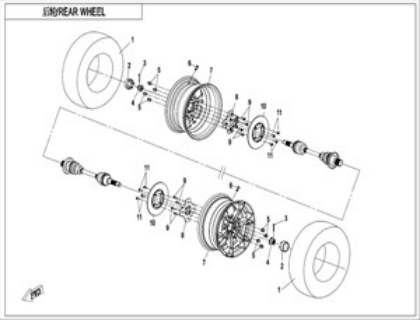 Bild för kategori REAR WHEEL