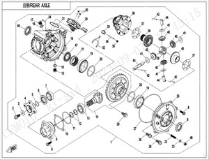 Billede til varegruppe REAR AXLE (ON CAMMAND)