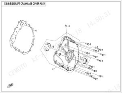 Bild för kategori LEFT CRANKCASE COVER