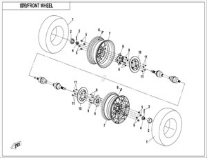 Bild för kategori FRONT WHEEL