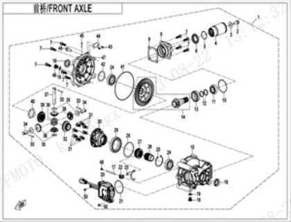 Bild för kategori FRONT AXLE