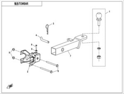 Bild för kategori TOWBAR (PIN SHAFT CONNECTION)