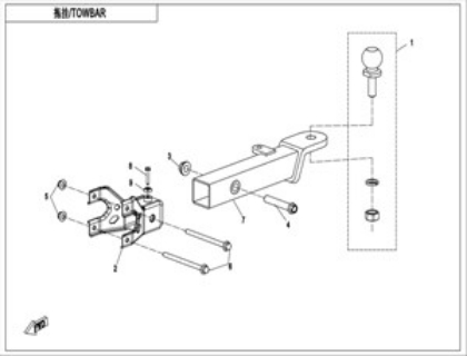 Bild för kategori TOWBAR (BOLT CONNECTION)