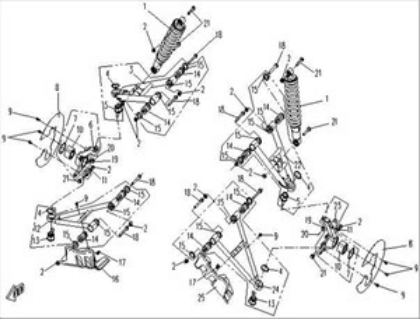 Bilde for kategori FRONT SUSPENSION