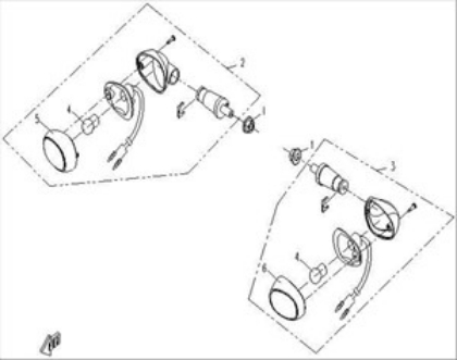 Bilde for kategori REAR TURN LIGHT