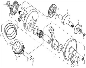 Vis produkter i kategori CRANKSHAFT, PISTON, BALANCER Bilde for kategori CRANKSHAFT, PISTON, BALANCER
