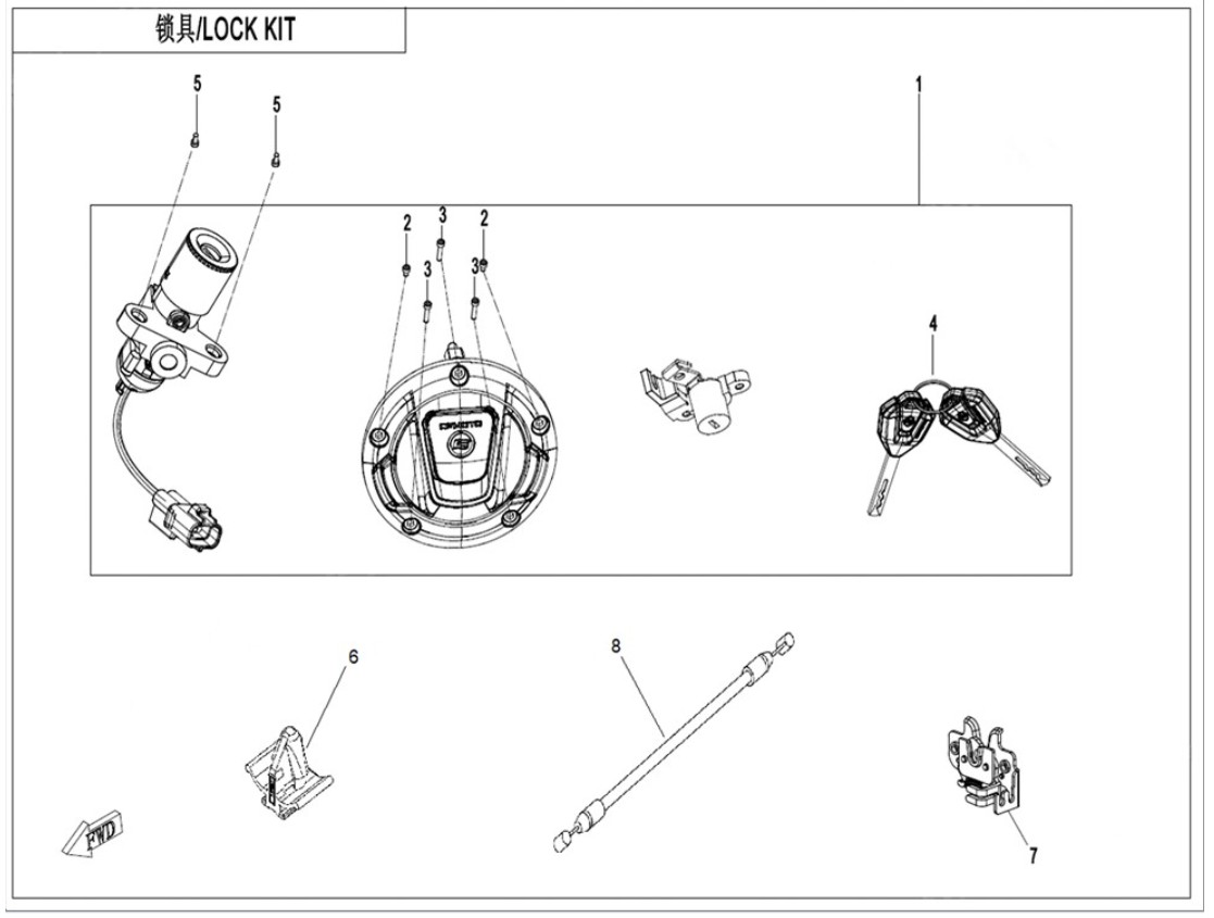 Show products in category LOCK KIT Picture for category LOCK KIT
