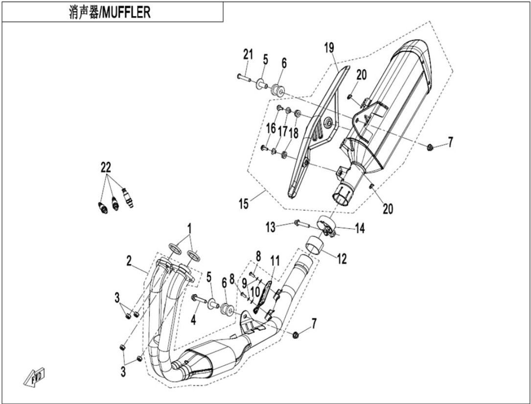 Show products in category MUFFLER Picture for category MUFFLER