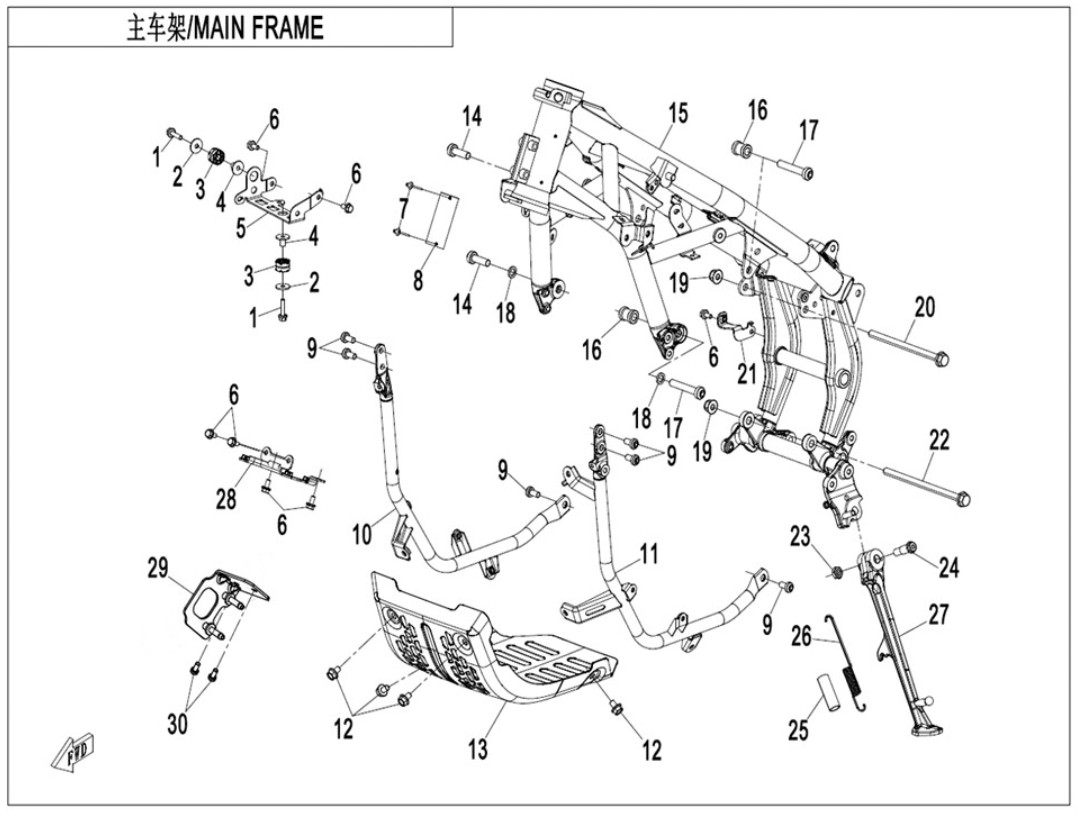 Show products in category MAIN FRAME(HIGH FENDER) Picture for category MAIN FRAME(HIGH FENDER)