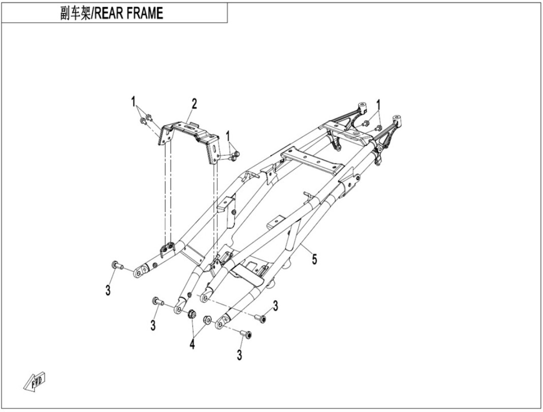 Show products in category REAR FRAME Picture for category REAR FRAME