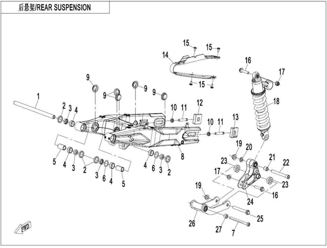 Visa produkter i kategori REAR SUSPENSION Bild för kategori REAR SUSPENSION