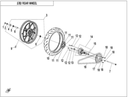 Picture for category REAR WHEEL
