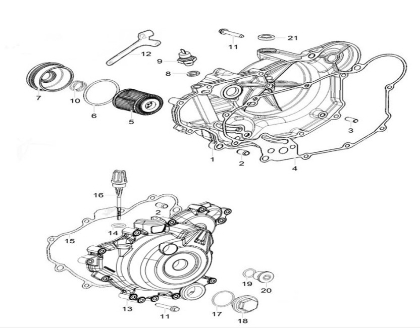 Picture for category CRANKCASE COVER