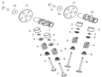Picture for category CAM SHAFT & VALVE
