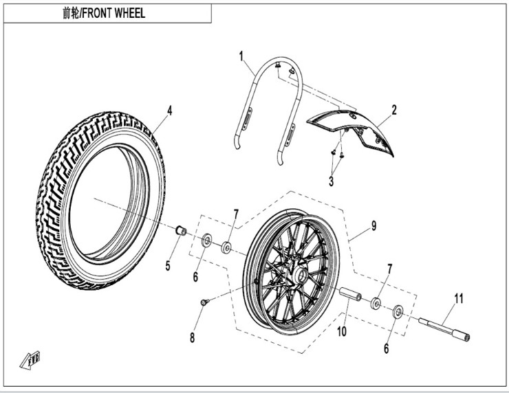 Picture for category FRONT WHEEL