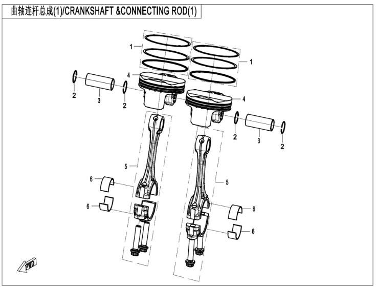 Billede til varegruppe PISTONS & CONNECTING RODS