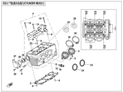 Picture for category CYLINDER HEAD 1