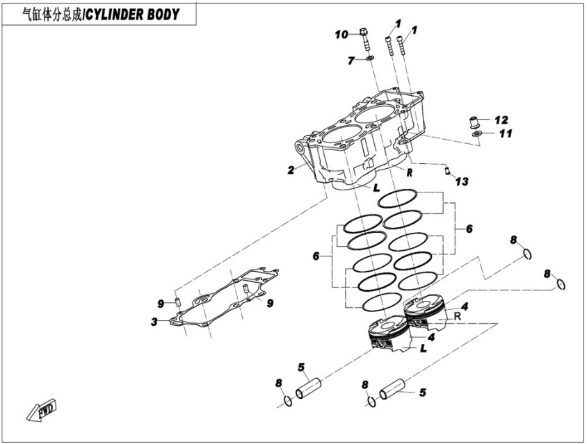 Picture for category CYLINDER BODY