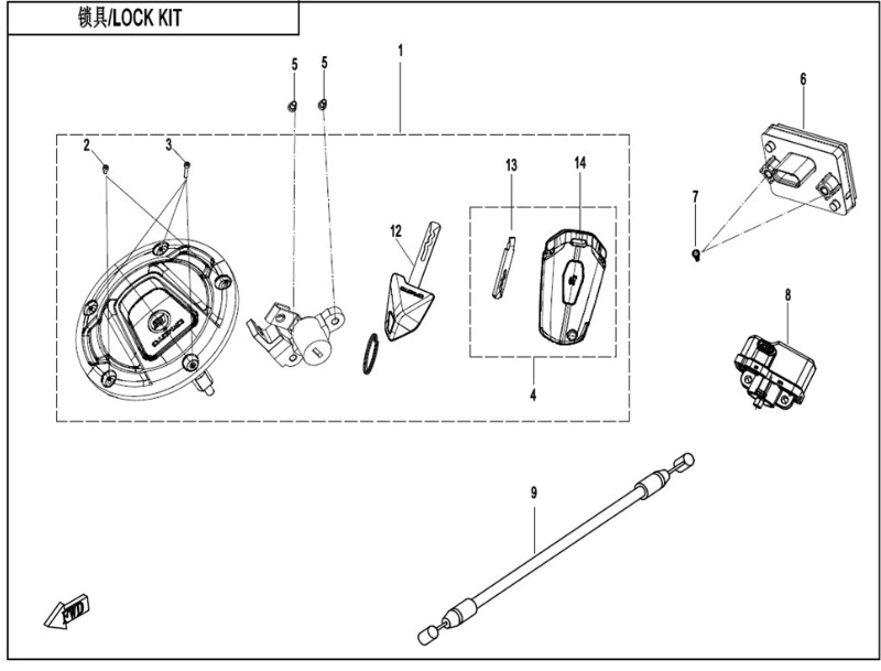 Vis produkter i varegruppen LOCK KIT (ADVANCED) Billede til varegruppe LOCK KIT (ADVANCED)