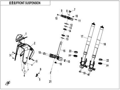 Billede til varegruppe FRONT SUSPENSION
