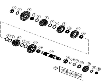 Billede til varegruppe COUNTER SHAFT
