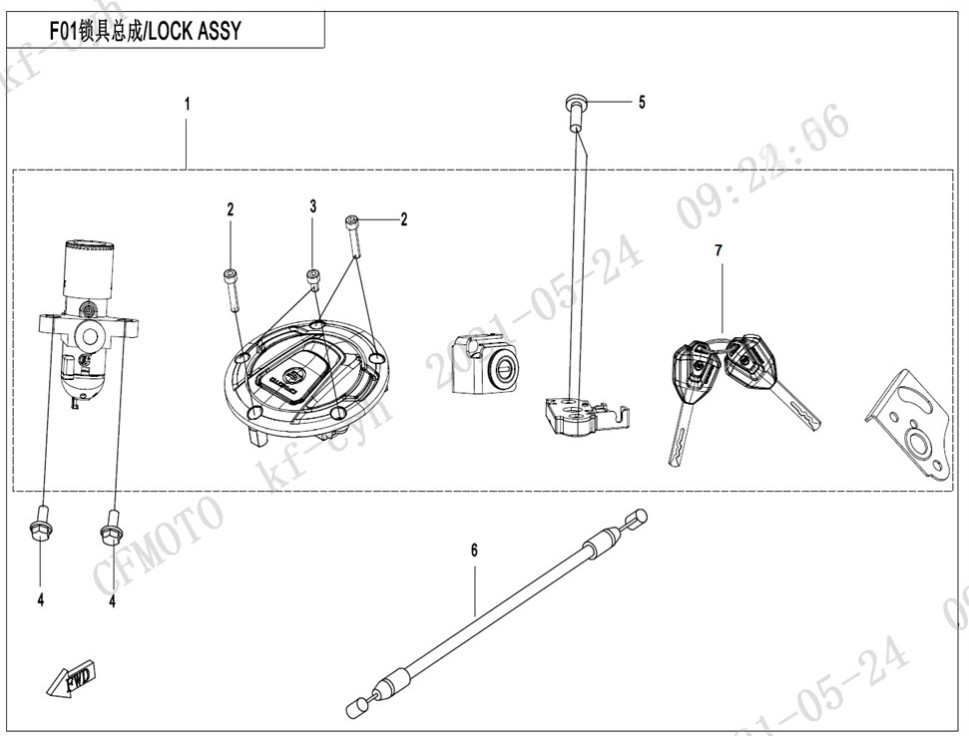 Picture for category LOCK KIT (MECHANICAL LOCK)