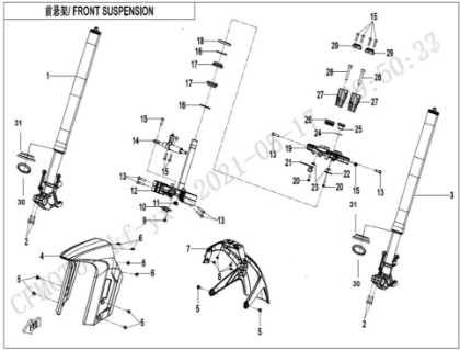 Billede til varegruppe FRONT SUSPENSION