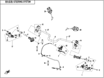 Billede til varegruppe STEERING SYSTEM (EXPLORE EDITION)