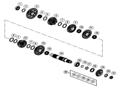 Billede til varegruppe COUNTER SHAFT