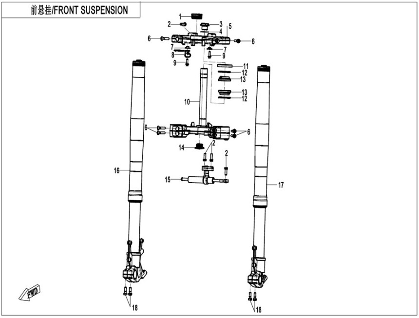 Bild för kategori FRONT SUSPENSION