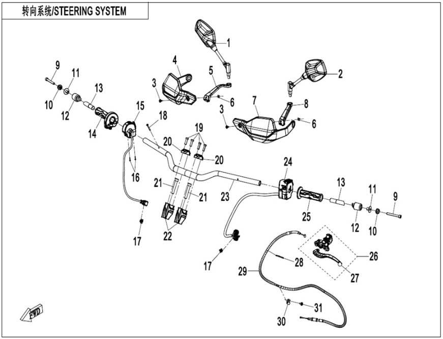 Bild för kategori STEERING SYSTEM