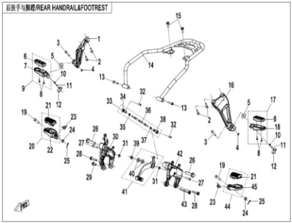 Picture for category REAR HANDRAIL & FOOTREST