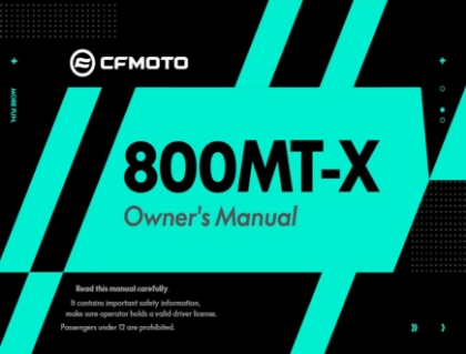 Picture for category OWNERS MANUAL