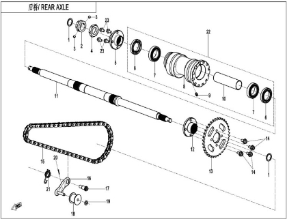 Picture for category REAR AXLE