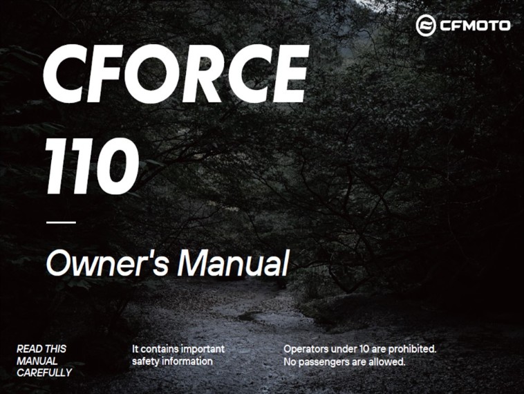 Show products in category OWNER'S MANUAL Picture for category OWNER'S MANUAL