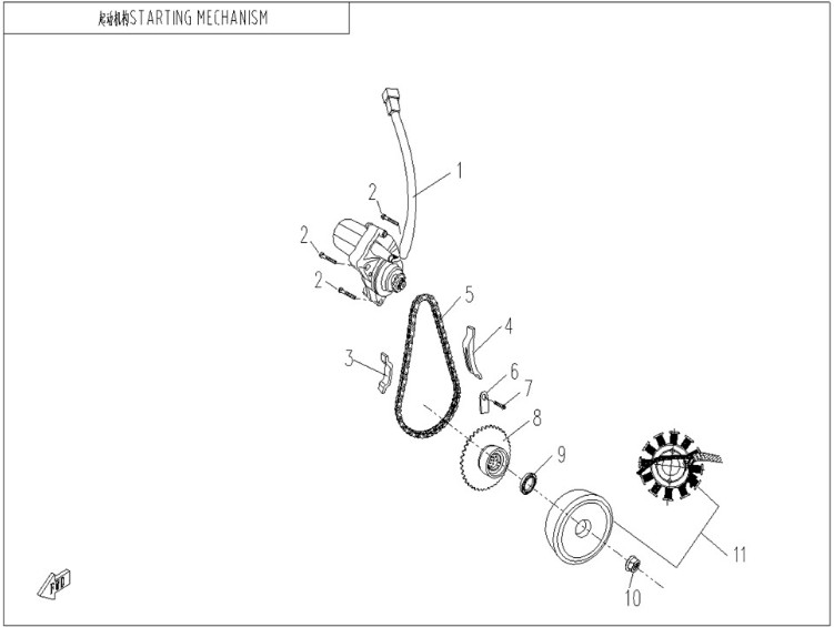 Show products in category STARTING MECHANISM Picture for category STARTING MECHANISM