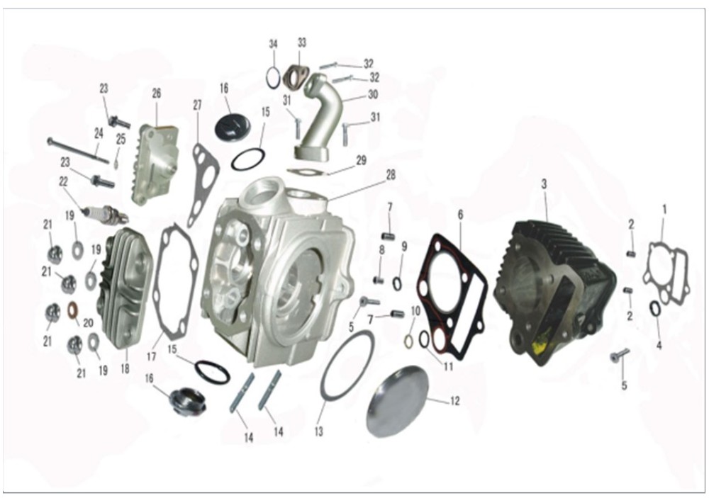 Visa produkter i kategori Cylinder head & Cylinder Bild för kategori Cylinder head & Cylinder