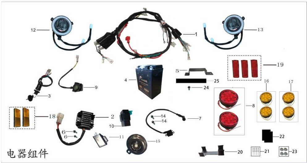Visa produkter i kategori Electric Parts Bild för kategori Electric Parts