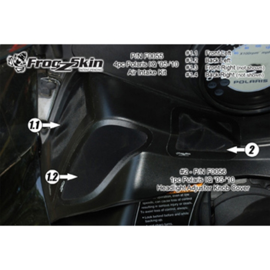 Bilde av Frogzskin Ventilationskit Polaris IQ – 4 delar