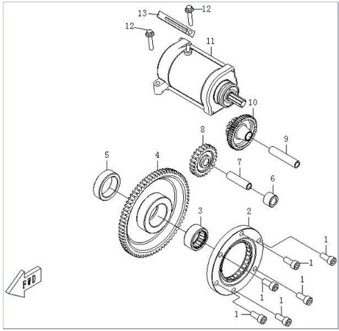 Bilde for kategori Startmotor