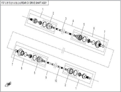 Picture for category Rear CV Shaft (Sps, New)
