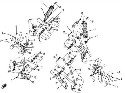 Bilde for kategori FRONT SUSPENSION