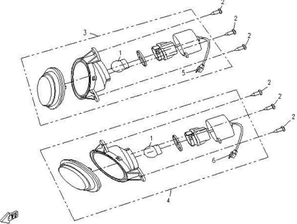 Bilde for kategori FRONT TURN LIGHT
