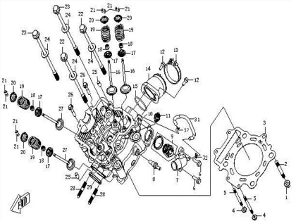 Bilde for kategori CYLINDER HEAD