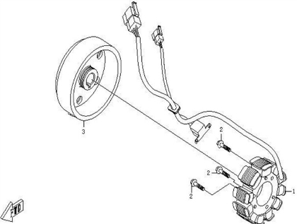 Bilde for kategori MAGNETO STATOR