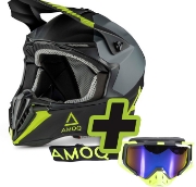 Picture of Hjälmpaket AMOQ Airframe & Goggel's