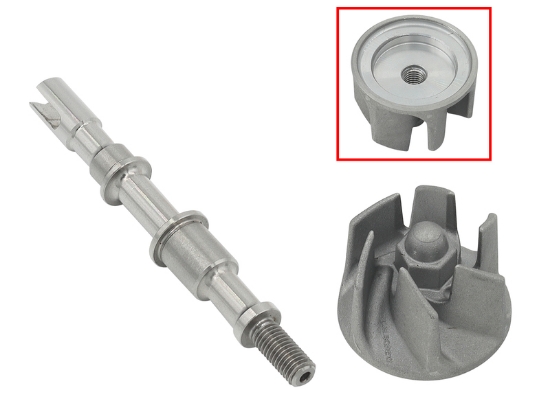 Picture of Vattenpumpsaxel med impeller